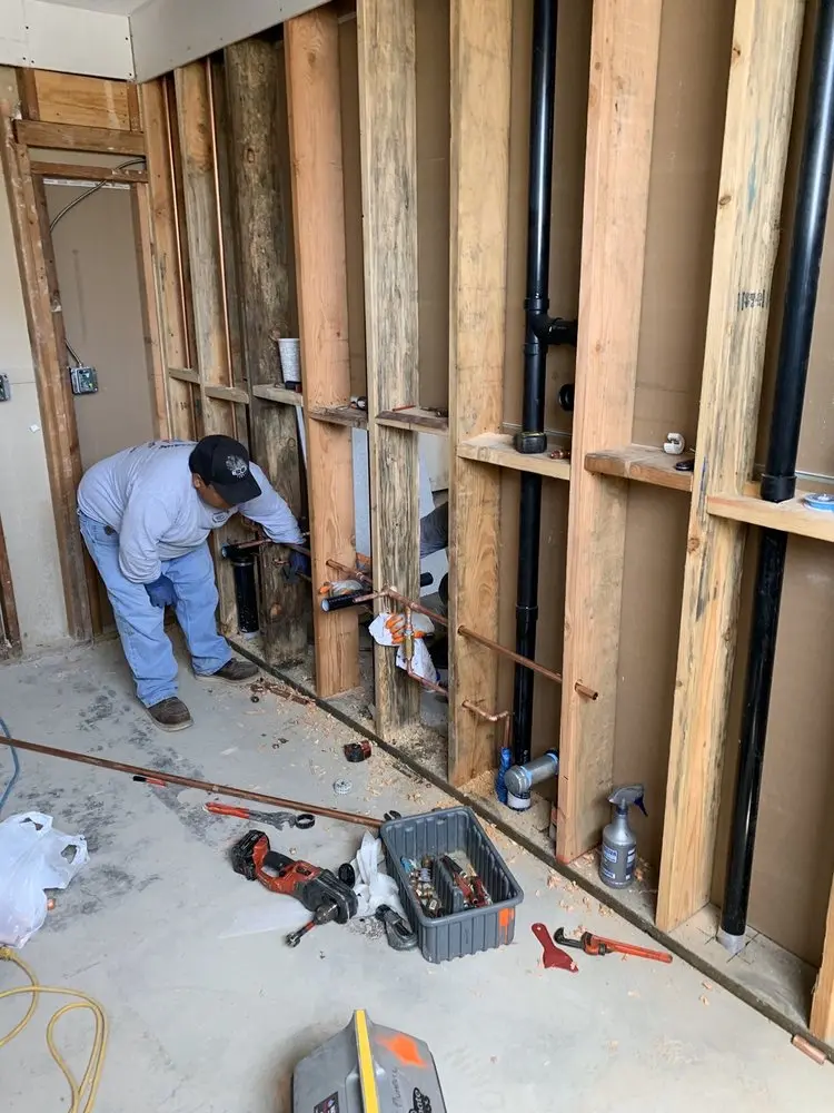 Commercial rough-in plumbing for Trenchless Sewer Repair in Bensalem